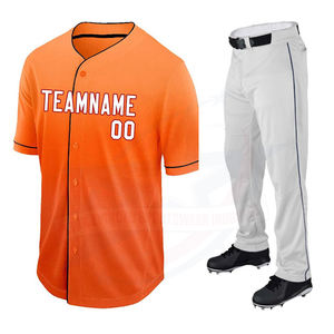 Ensemble d'uniformes de baseball Uniforme de baseball pour hommes Softball Sportswear Uniformes de haute qualité - Product Image 3