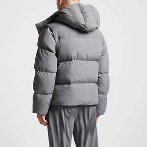 Dernière vente en gros de haute qualité sur mesure bulle doudoune veste pour hommes vestes pour hommes épais coton duvet rembourré chaud hiver - Product Image 2