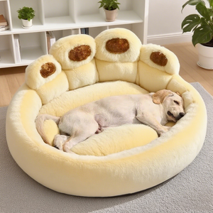 Hundebett für alle Jahreszeiten, Pfoten-Plüsch, warmes Katzenbett, bequem für kleine und große Hunde, Bett-Design, Hundeprodukte - Product Image 5