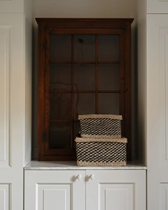 Boîte rectangulaire en jonc de mer noir et blanc, boîte de rangement artisanale, écologique, décoration naturelle pour la maison et la maison, vente en gros du Vietnam - Product Image 6