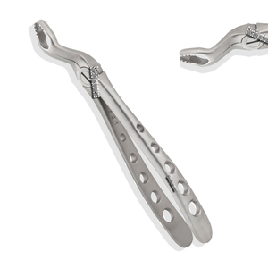 100% pinces à dents manuelles de haute qualité pour l'utilisation de la clinique dentaire pince d'extraction de molaire supérieure universelle chirurgie buccale - Product Image 1