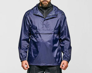 Chaquetas Anorak impermeables personalizadas para hombre, chaquetas cortavientos de nailon/poliéster hechas a medida Unisex, chaquetas negras para mujer - Product Image 6