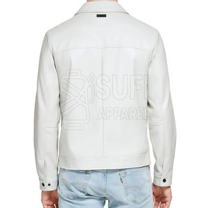 Low Price High Quality Customizable Size Men's <b>Winter</b> <b>Leather</b> <b>Jacket</b> Front Logo Customized Colors Casual Style-Eco-Friendly - Product Image 3