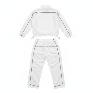 Conjunto Deportivo de Nylon Personalizado de Alta Calidad para Hombre, Chaqueta Cortavientos Impermeable y Reflectante de Primavera, Ligera, de Dos Piezas, Estilo Urbano, Todas las Tallas - Product Image 2