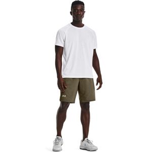 Short de course Cargo solide de haute qualité pour hommes personnalisé Six poches toile de sport taille élastique mi-haute - Product Image 3