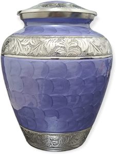 Urne funéraire classique de grande taille pour adultes |   Urne funéraire durable à profil bas de 3,4 L pour l'affichage - Product Image 3