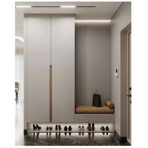 Customized Size French Waterproof Wooden <b>Shoes</b> <b>Cabinet</b> Storage Wardrobe Combo Home Furniture Easy Clean 5 Year Warranty Online - Product Image 6