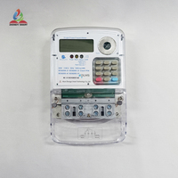 Compteur d'énergie monophasé STS haute performance conception modulaire mesure précise de l'électricité Transmission de données sécurisée efficace