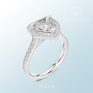 Anillo Exclusivo con Racimo de Corazones, Diseño Artesanal Certificado por IGI, Hecho a Medida, Ideal para Compradores, Joyería de Corazón Personalizada de Alta Calidad - Product Image 4