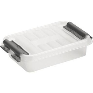 Sunware Q-Line Transparent Plastic <b>Storage</b> Box 11.8 X 3 X 7.7 cm 0.2L - Product Image 1