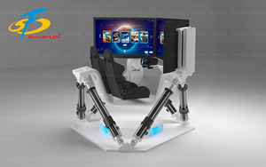 Miễn phí 4k ba màn hình trong nhà xe VR đua mô phỏng máy kim loại lái xe trò chơi & Trò chơi đua xe cho thực tế ảo - Product Image 2