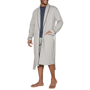 เสื้อคลุมอาบน้ำผู้ชายราคาส่ง รุ่นใหม่ล่าสุด ขายดี ระบายอากาศได้ดี เป็นมิตรกับสิ่งแวดล้อม แขนยาว ผ้าไม่ยับ ทนทาน - Product Image 1