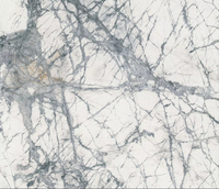 Carreaux de céramique en porcelaine blanche mate Wharton Luxury Bedroom, pierre frittée effet marbre Calacatta Michelangelo pour sol de salon