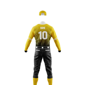 High Quality Adult Baseball Uniform Set Breathable 100% Polyester Customized Designs Fully Sublimation Printed 460g Fabric Made - Product Image 4