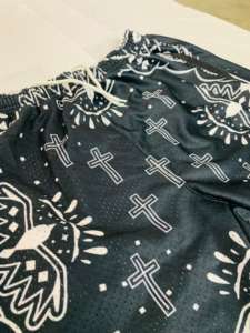 Short de gym à séchage rapide pour homme avec logo personnalisé imprimé Techniques de sublimation Entraînement en plein air Course à pied Basketball Entraînement Fitness - Product Image 3