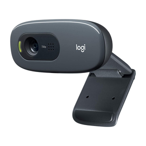 Logitech C270 HD Webcam 720pワイドスクリーン光補正ノイズ低減マイク (Skype FaceTimeハングアウト用) - Product Image 1