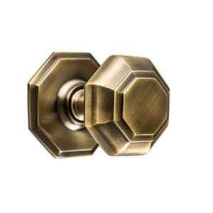 Perillas de manija de puerta de Metal Premium de oro antiguo, duraderas, elegantes y perfectas para interiores de casas modernas o clásicas - Product Image 1