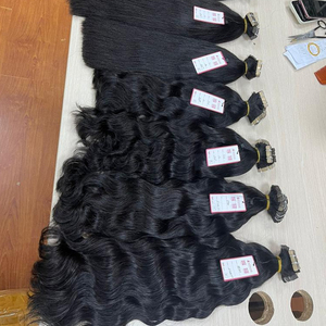 Extensiones de cabello humano de cinta vietnamita de calidad superior listas para enviar paquetes de cabello humano de entrega Premium de UPS FEDEX DHL - Product Image 1