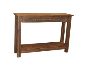 Table console contemporaine en bois de manguier Design pliable durable Meubles de salon faciles à nettoyer Villa Appartement Chambre à coucher Ferme - Product Image 1