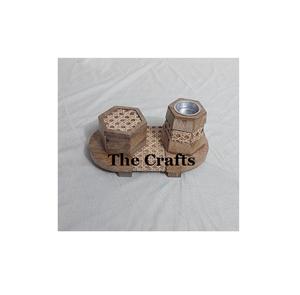 เตาไม้ mubkhar bakhoor พร้อมกล่องและถาดที่กำหนดขนาดและรูปร่าง - Product Image 6