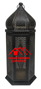 Linterna de último diseño con acabado antiguo, linterna de Metal para colgar en la pared, linterna de hierro Para Boda y decoración del hogar, última Decoración - Product Image 4