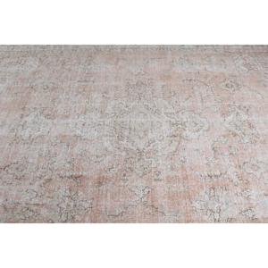 Grand tapis vintage de 6,4 x 10 pieds, tapis turc à pois blancs - Product Image 5