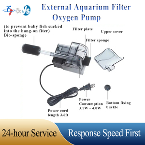 Bomba <span class=keywords><strong>de</strong></span> aire para acuario montada en la pared externa silenciosa Bomba <span class=keywords><strong>de</strong></span> aire para tanque <span class=keywords><strong>de</strong></span> <span class=keywords><strong>peces</strong></span> <span class=keywords><strong>de</strong></span> acuario Oxigenador Estilo Cascada tres en uno - Product Image 3