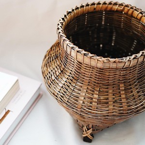 TienPhong, venta al por mayor, 2025, cesta de almacenamiento de bambú Vintage Vena tejida a mano para cocina, comedor, dormitorio, uso Interior - Product Image 3