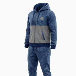 Chándales de hombre con logotipo personalizado de moda, chándales de hombre con lavado ácido de la mejor calidad para venta en línea - Product Image 5