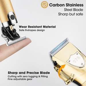 Afeitadora Eléctrica Profesional para Hombre, Recargable, con Batería, Recortadora para Barba, con Carga USB - Product Image 5