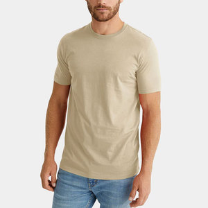 Personalizado de los hombres de cuello redondo Slim Fit manga corta liso suave Tri-Blend camisetas - Product Image 1