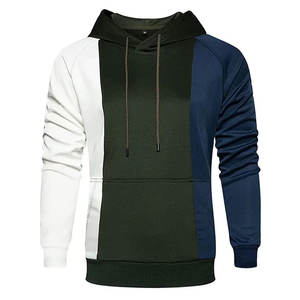 Sweat à capuche 3 panneaux en coton molletonné brodé de créateur personnalisé Techniques bouffantes 3D coupe régulière veste 3 tons de couleur chaud régulier - Product Image 1