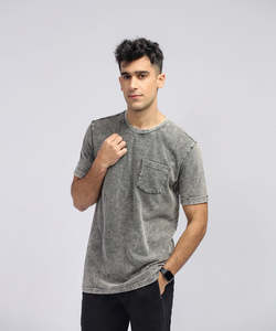 T-shirt en coton 100% pour hommes, 250 GSM, logo personnalisé, OEM, vente en gros - Product Image 4