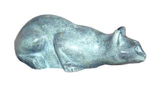 Fancy Modern Bronze <b>Pet</b> <b>Urn</b> Small Funeral <b>Urns</b> for Human Ashes for Animals Best Build Quality Cat Shape Cremation <b>Urn</b> for <b>Pet</b> - Product Image 5