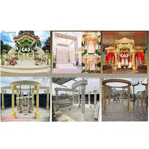 Trending Indian Wedding Ceremonies Decoration By DST EXPORTS Asian Wedding Decor Jodha Mandap wedding stage decoration