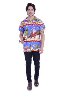 เสื้อฮาวายอโลฮาของผู้ชายเสื้อขนาดใหญ่พิเศษสำหรับรีสอร์ทแขนสั้นออกแบบได้ตามต้องการ - Product Image 5