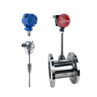 Pengukur Aliran Vortex Digital OEM untuk Gas & Cairan Petrokimia dengan Penurunan Tekanan Rendah, Argon, Nitrogen, Helium, Gas Alam, Biogas