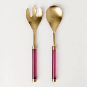 Ensemble de couverts de cuisine au Design élégant en résine blanche avec finition brillante personnalisée, fournisseur en gros - Product Image 6