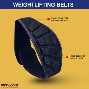 Ceintures d'haltérophilie les plus vendues soutien du dos de la taille accessoires de gymnastique durables confortables ceintures de dynamophilie réglables - Product Image 2