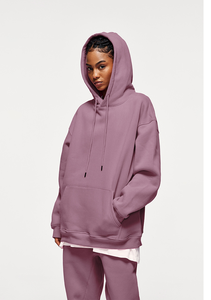 Sweat-shirts à capuche sportifs d'hiver pour femmes de haute qualité, vente en gros, logo brodé personnalisé, écologiques et respirants - Product Image 4