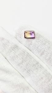 อเมทรินธรรมชาติคุณภาพดีที่สุด รูปทรงแปดเหลี่ยม ควอตซ์เจียระไนแบบหลวมจากอินเดีย สำหรับทำเครื่องประดับ รับรองโดยบุคคลที่สาม ขนาด 7x9 มม. ขนาดสั่งทำได้ - Product Image 2