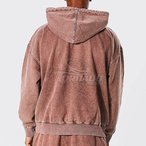 Offre Spéciale Design Unique Hommes Basics Acid Wash Hoodies Respirant Durable Matériel Hommes Basics Acid Wash Hoodies - Product Image 4