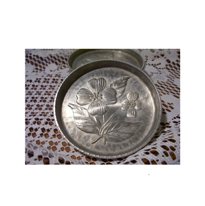 Aluminum <b>Coasters</b> Factory Direct Support Size Custom Round square shape Design Aluminum <b>coaster</b> wine <b>glass</b> use - Product Image 5