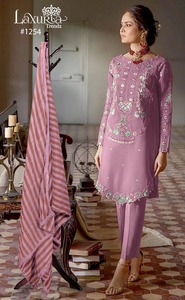 Designer Stylish Tunic Embrdry With Back Handwork Stylish Pattern in Sleeve With Attractive Neck With Handwork in <b>Kurti</b> - Product Image 2