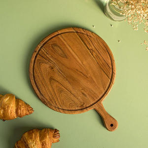 Planche à découper en bois de teck massif avec des matériaux de qualité alimentaire et de haute qualité pour l'équipement de cuisson - Product Image 6