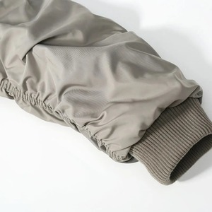 Chaqueta de bombardero Contraste de color A prueba de viento Impermeable Casual Cierre de cremallera delgada Soporte Transpirable Tallas grandes - Product Image 5