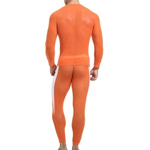 Camiseta interior transpirable para hombre, Camiseta básica personalizada de manga larga ajustada para Fitness para hombre, Camisetas estampadas de muchos colores - Product Image 4