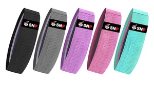 Neoprene Custom Hip Circle Resistance <b>Bands</b> with Non-Slip Comfortable Breathable Design for Booty & Glutes Unisex - Product Image 2