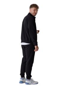 Conjuntos de Chándal de Forro Polar Sólido Personalizados para Hombre, Venta al por Mayor, Chaqueta Ligera de Corte Regular, Ropa Deportiva para Correr, Fabricante OEM - Product Image 5