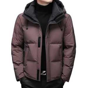 Chaqueta acolchada gruesa de invierno de Canadá para hombre, chaqueta Bomber de ganso de algodón 100% para hombre, estilo callejero - Product Image 3